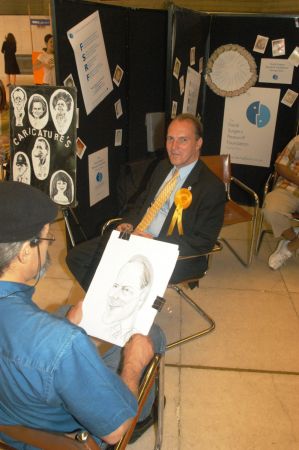 Saving Faces Face Fiesta with Liberal Democrat Simon Hughes