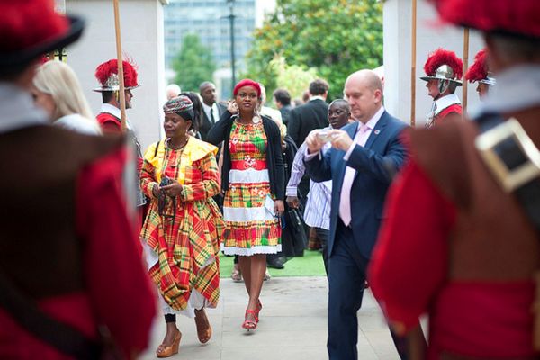 Young Entrepreneur of the Year Awards.  Pikemen guard of honour for arrivals